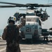 CH-53E Super Stallion maintenance aboard USS Portland