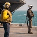 CH-53E Super Stallion maintenance aboard USS Portland