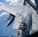 909th Air Refueling Squadron refuels 67th Fighter Squadron F-15C Eagles