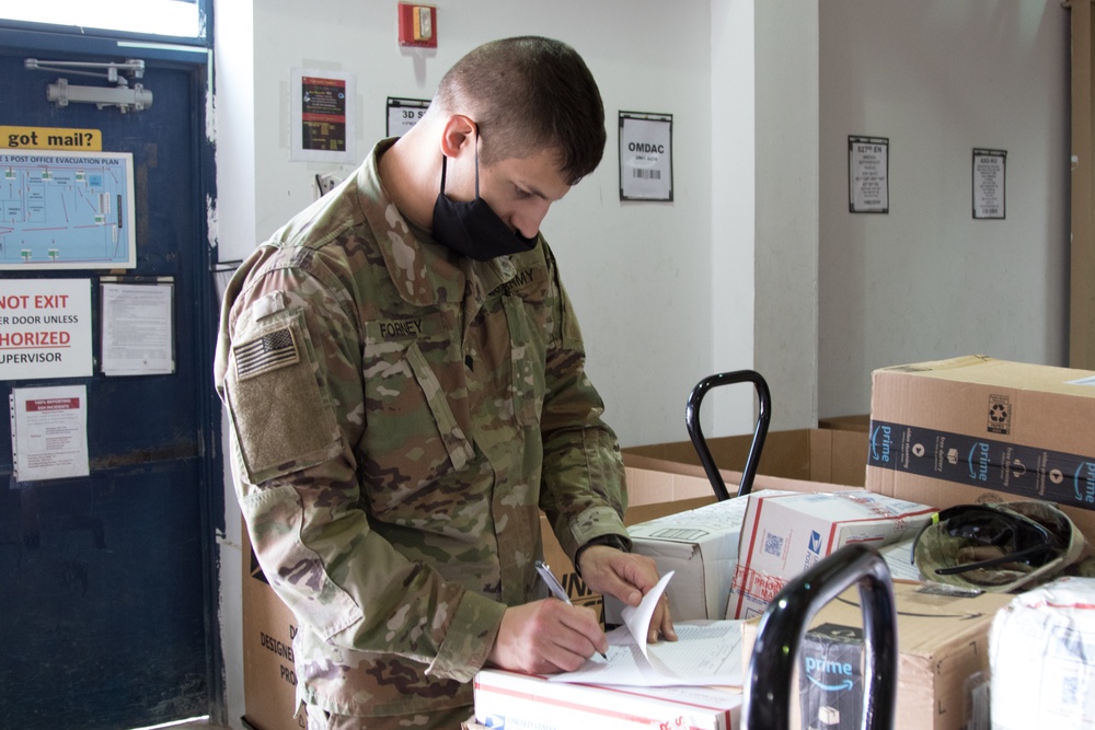 ‘Spears Ready’ Soldiers boost morale, one parcel at a time
