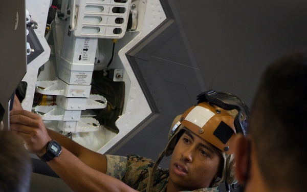 VMFA-242 trains Izumo Personnel on F-35 Pilot Recovery Procedures