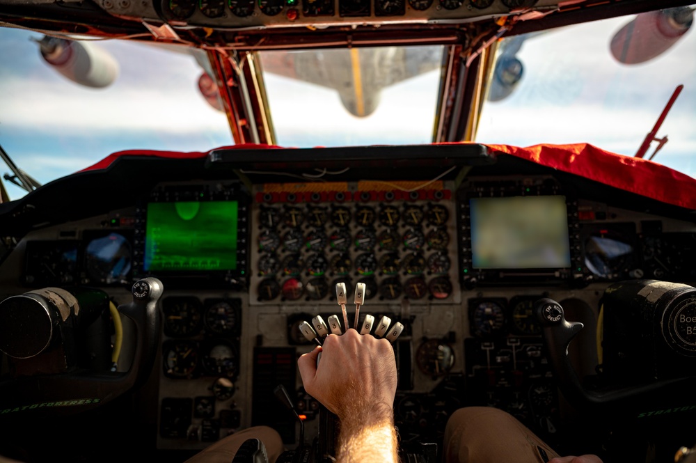 23d Expeditionary Bomb Squadron conduct armed routine operation over Afghanistan