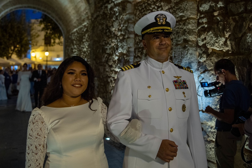 U.S. Navy Represented in Rota, Spain Damas Coronation