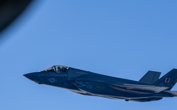Marine Corps F-35B Conduct First Landing Aboard JS Izumo