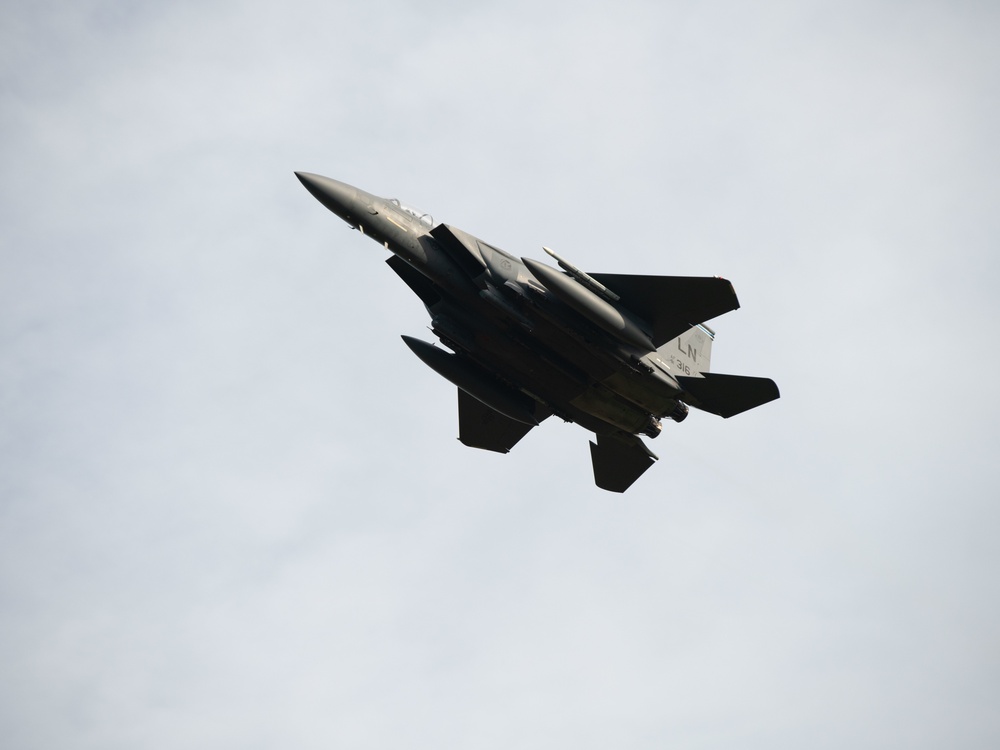 492nd Fighter Squadron Flying into the Blue