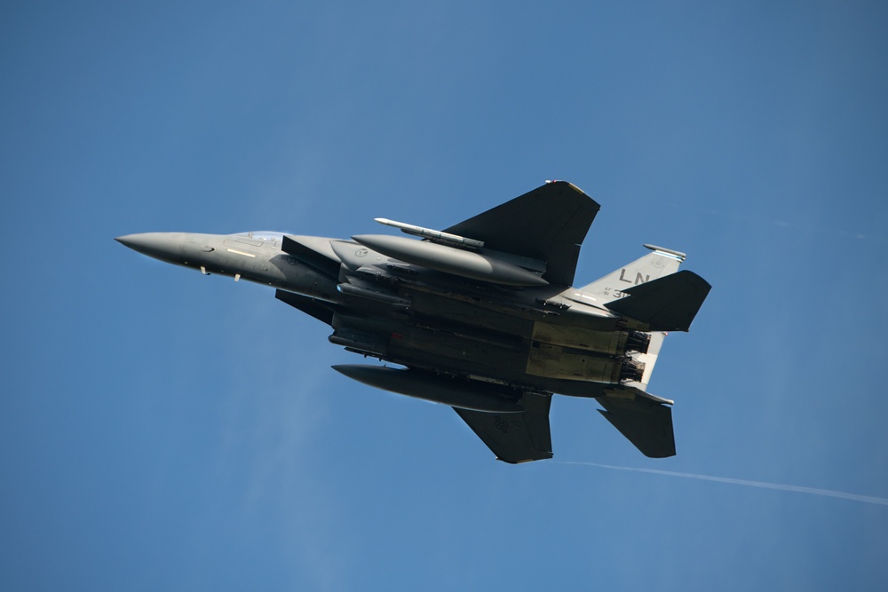 492nd Fighter Squadron Flying into the Blue