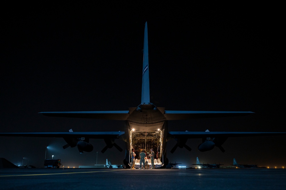 779th EAS Transports DOD Personnel in Support of Resolute Support Mission