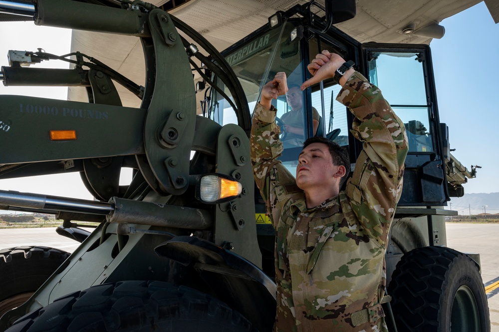 779th EAS Transports DOD Personnel in Support of Resolute Support Mission