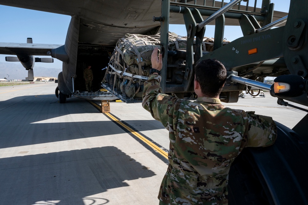 779th EAS Transports DOD Personnel in Support of Resolute Support Mission