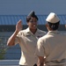 Naval Museum hosts a reenlistment ceremony