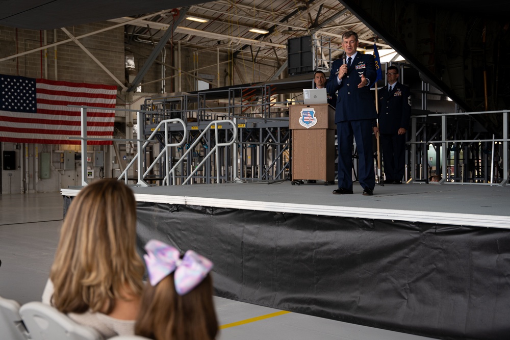 180th Airlift Squadron Change of Command