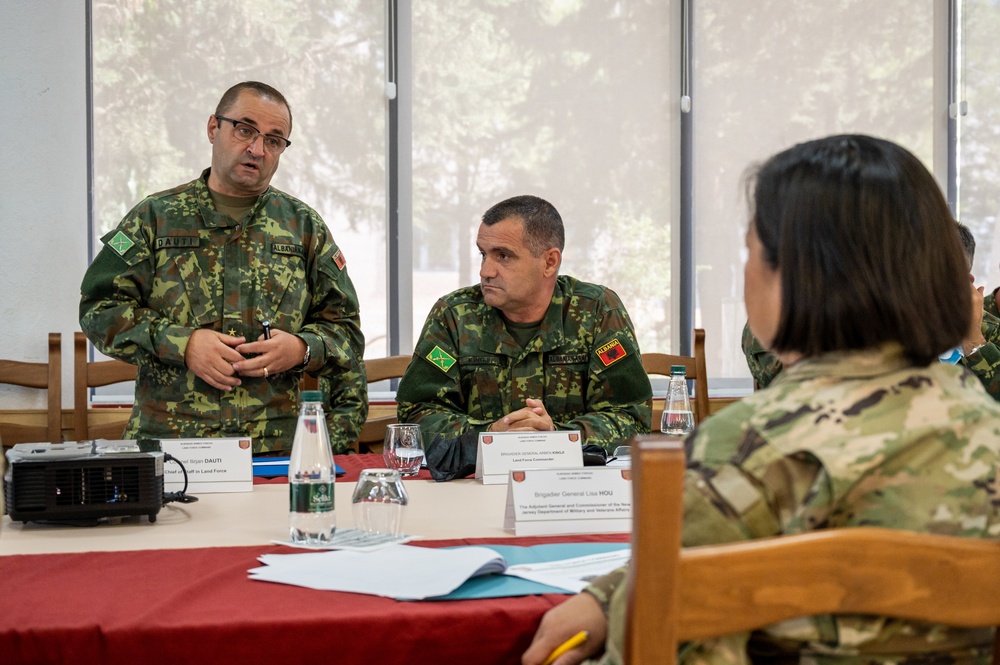 New Jersey National Guard Staff visits Albanian Land Component