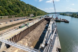 Dewatering Charleroi marks turning point in major Monongahela construction, navigation project