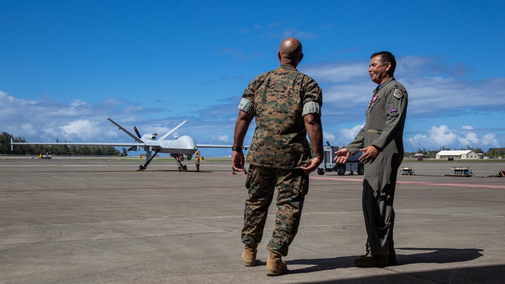 1st MAW Commanding General Visit of Marine Corps Base Hawaii