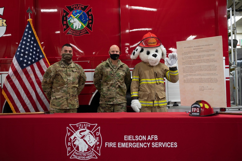 Eielson kicks off Fire Prevention Week 2021