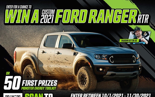 Exchange Shoppers Can Win Custom 2021 Ford Ranger RTR