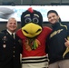 Army Reserve local leader receives honor during Chicago Blackhawks NHL home game