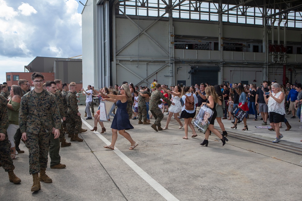 Marine Attack Squadron 223 return from eight month deployment