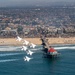 Thunderbirds fly over Huntington Beach