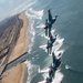 Thunderbirds fly over Huntington Beach