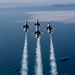 Thunderbirds fly over Huntington Beach