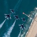 Thunderbirds fly over Huntington Beach
