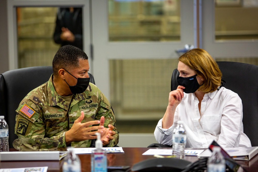 U.S. Deputy Secretary of Defense Kathleen Hicks Visits Fort Pickett