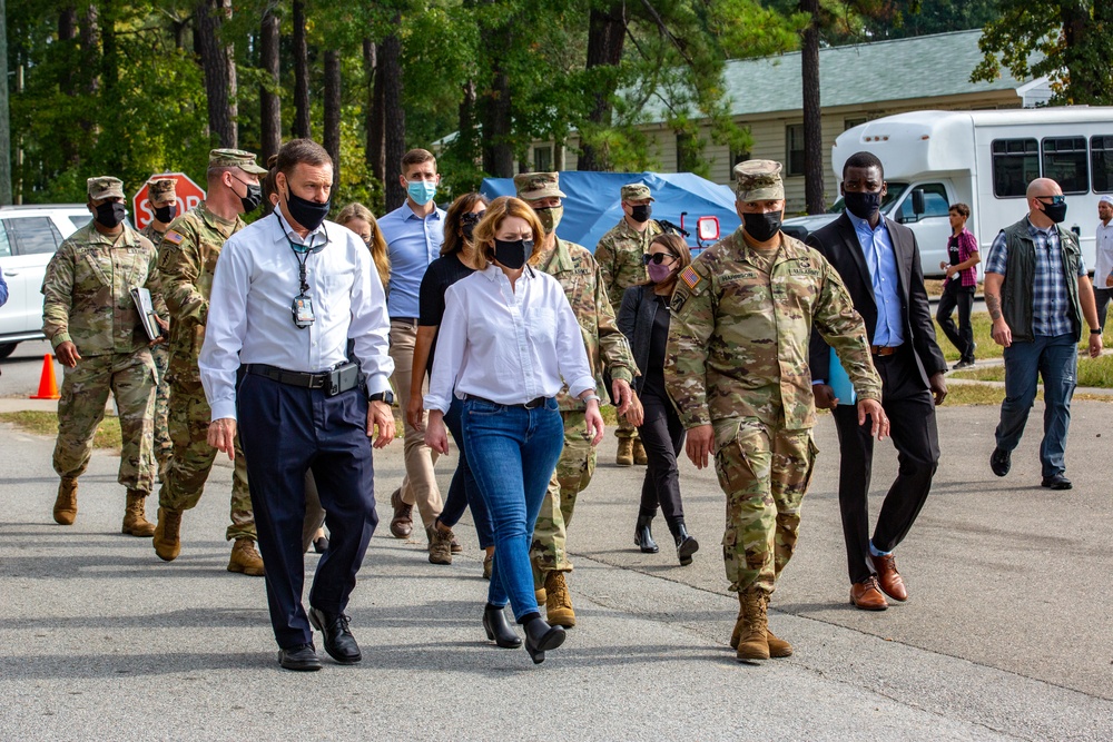 U.S. Deputy Secretary of Defense Kathleen Hicks Visits Fort Pickett