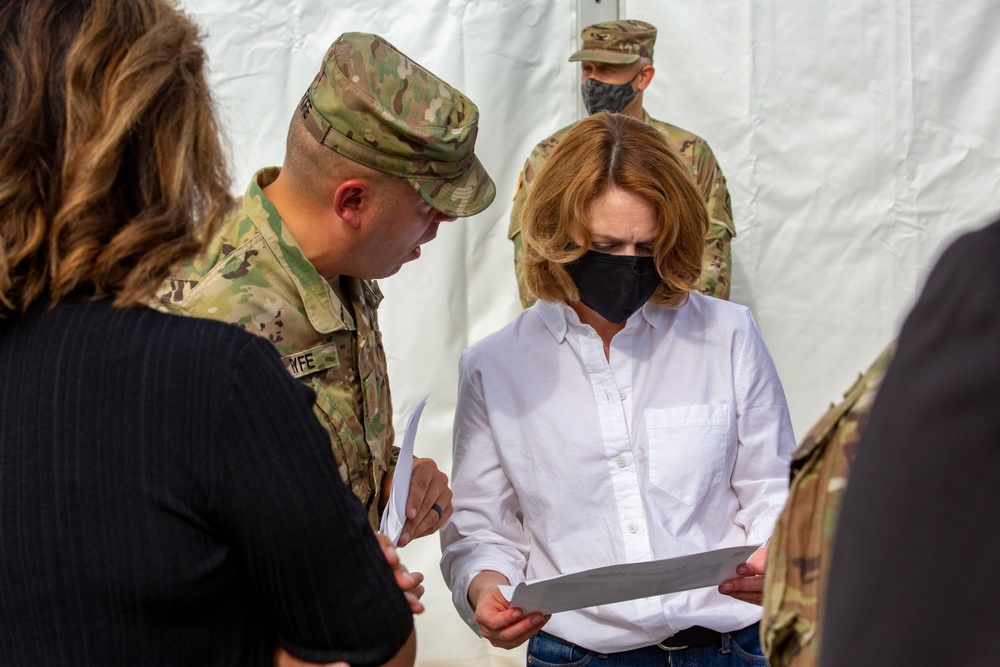 U.S. Deputy Secretary of Defense Kathleen Hicks Visits Fort Pickett