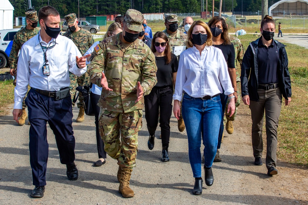 U.S. Deputy Secretary of Defense Kathleen Hicks Visits Fort Pickett