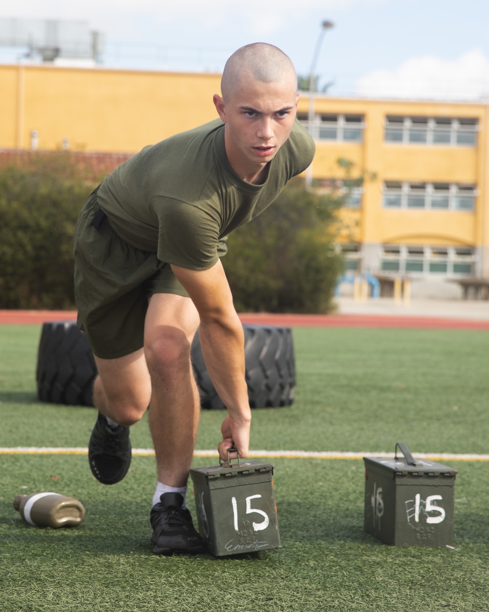 Delta Company 4x400m run