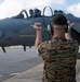 Marines participate in hot pit refueling with 18th Wing Airmen