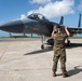 Marines participate in hot pit refueling with 18th Wing Airmen