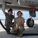 Marines participate in hot pit refueling with 18th Wing Airmen
