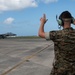 Marines participate in hot pit refueling with 18th Wing Airmen
