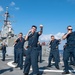 USS Higgins (DDG 76) conducts SRF-B training.