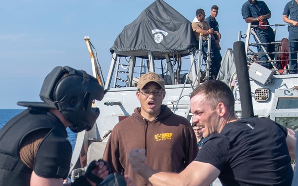 USS Higgins SRF-B training