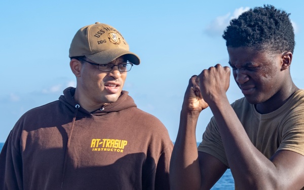 USS Higgins SRF-B training