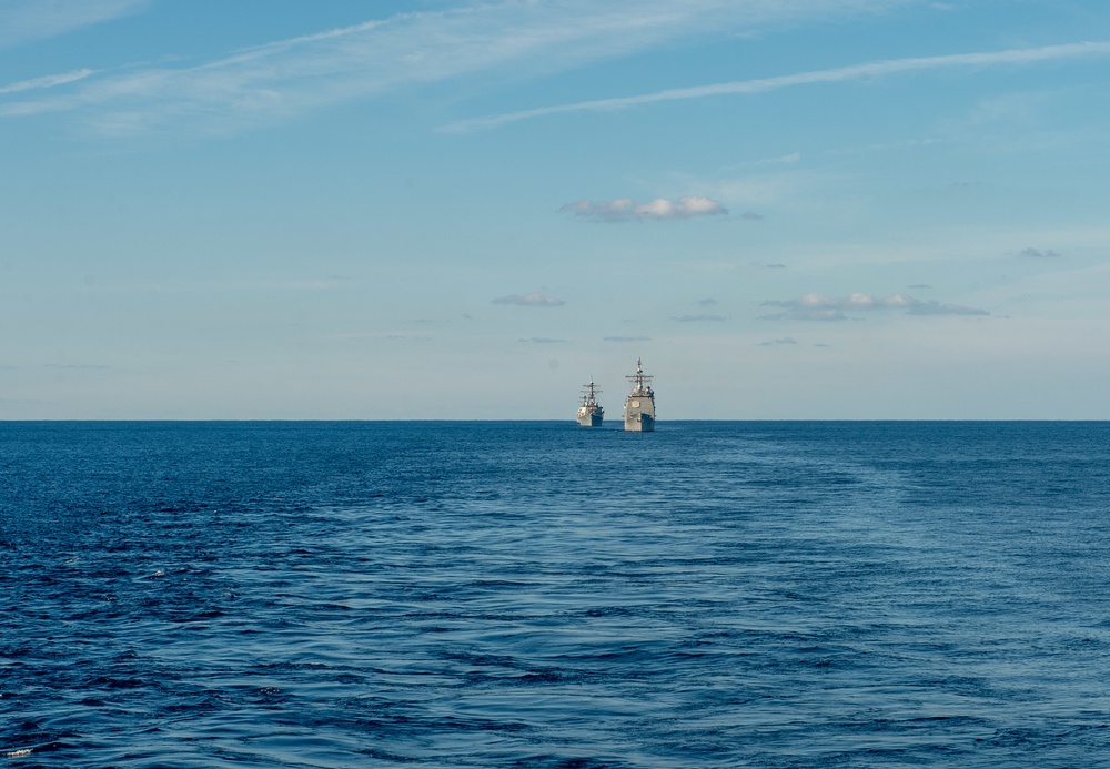 Truman is conducting readiness training in the Atlantic Ocean in preparation for future operations.