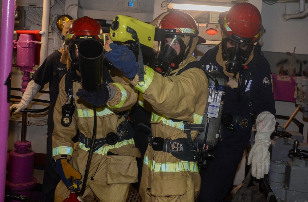 Truman is conducting readiness training in the Atlantic Ocean in preparation for future operations.