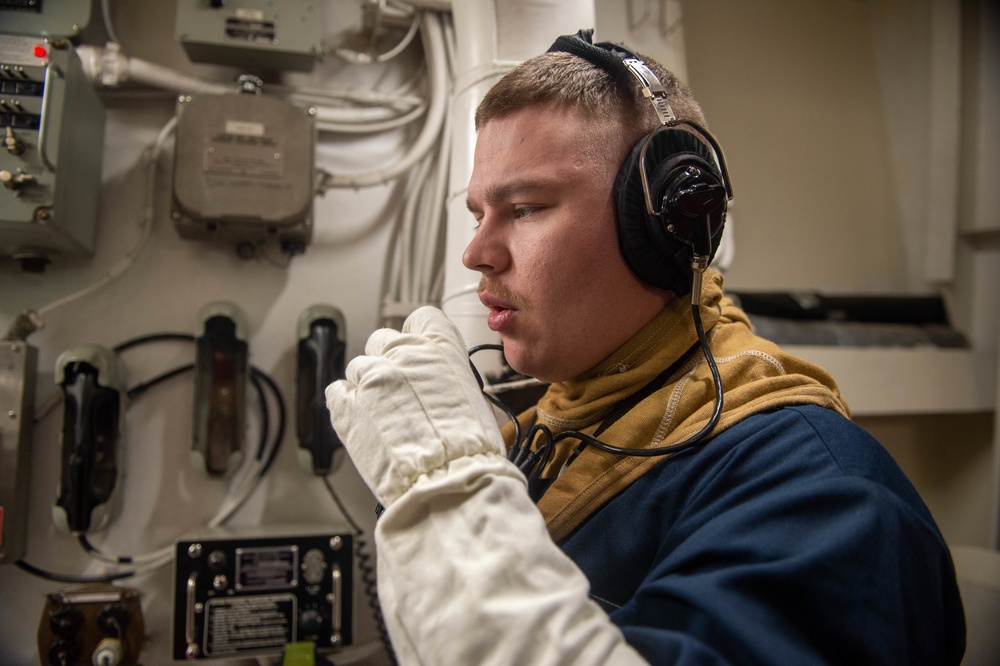 Truman is conducting readiness training in the Atlantic Ocean in preparation for future operations.