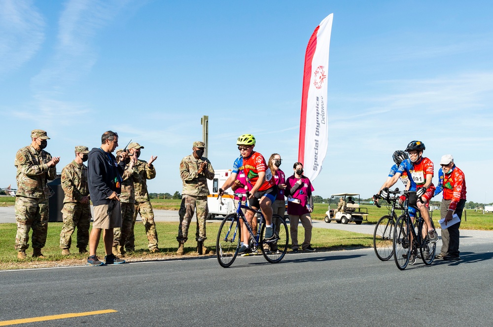 Dover AFB hosts 2021 Special Olympics Cycling Classic