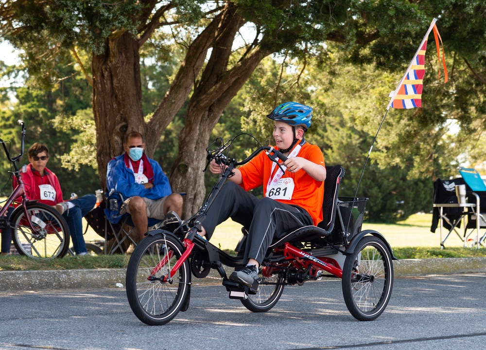 Dover AFB hosts 2021 Special Olympics Cycling Classic