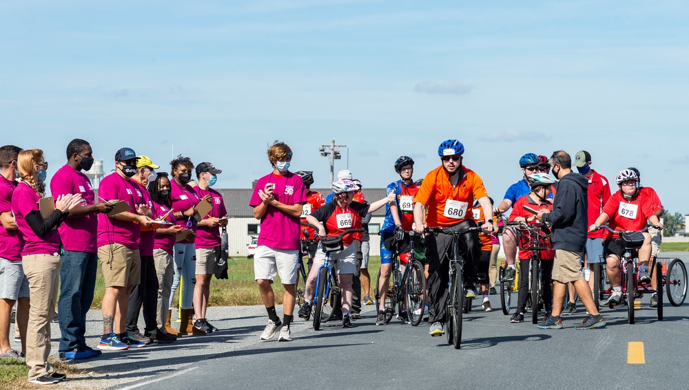 Dover AFB hosts 2021 Special Olympics Cycling Classic