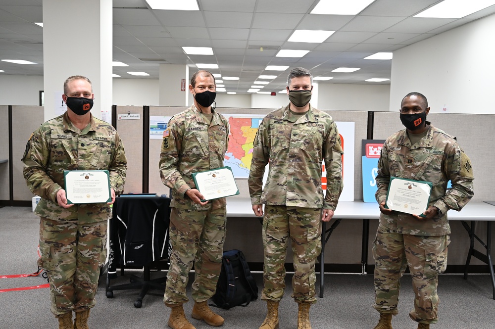 USACE leaders recognized for Hurricane Ida efforts
