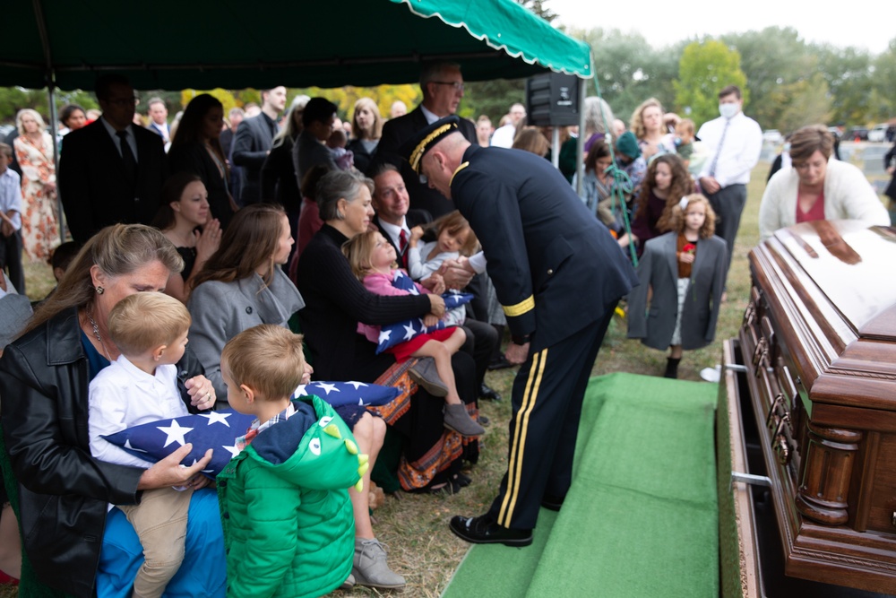 Staff Sgt. P. Lincoln Olmstead memorial service 10-5-2021