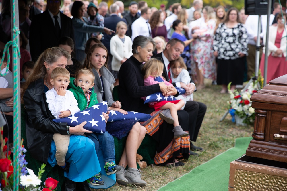 Staff Sgt. P. Lincoln Olmstead memorial service 10-5-2021