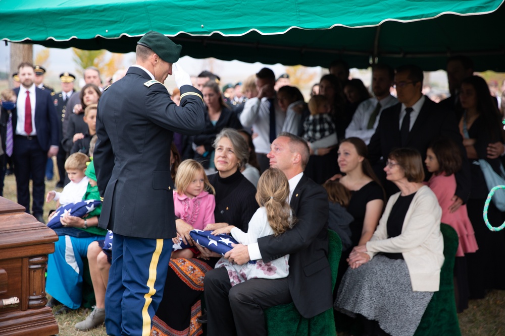 Staff Sgt. P. Lincoln Olmstead memorial service 10-5-2021