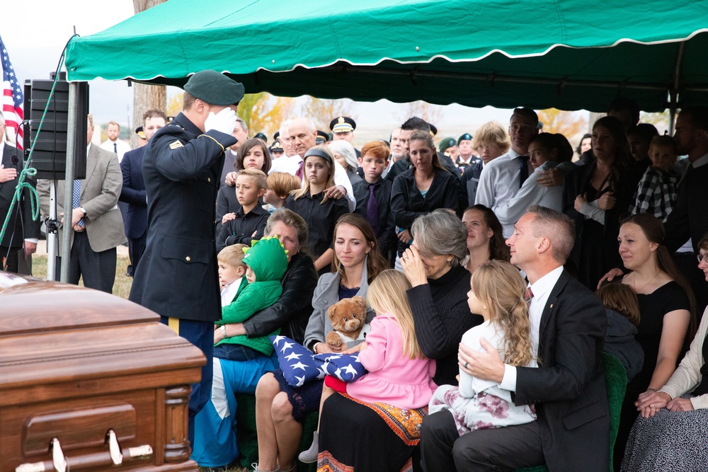 Staff Sgt. P. Lincoln Olmstead memorial service 10-5-2021