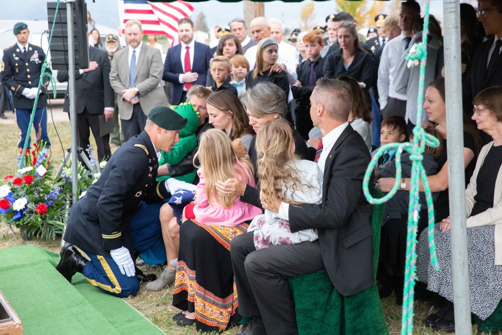 Staff Sgt. P. Lincoln Olmstead memorial service 10-5-2021